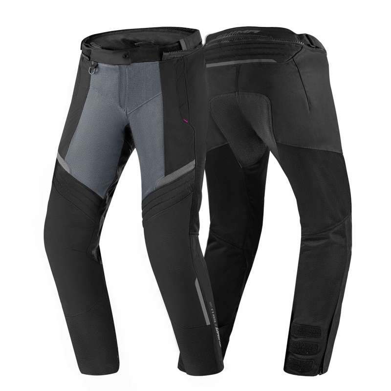 Shima Rush Vented 2.0 női motoros nadrág fekete-szürke