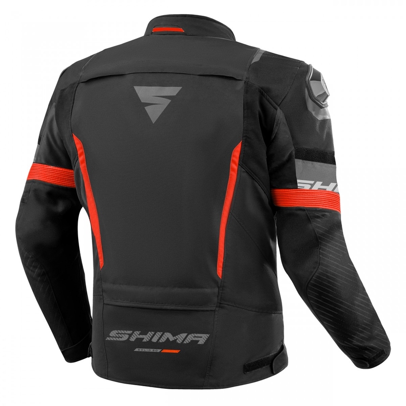 Shima Solid 2.0 motoros kabát fekete-piros
