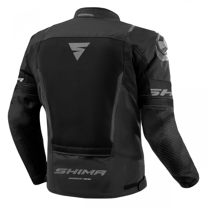 Shima Solid 2.0 Vent motoros kabát fekete