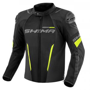 Shima Solid 2.0 Vent motoros kabát fekete-fluo sárga