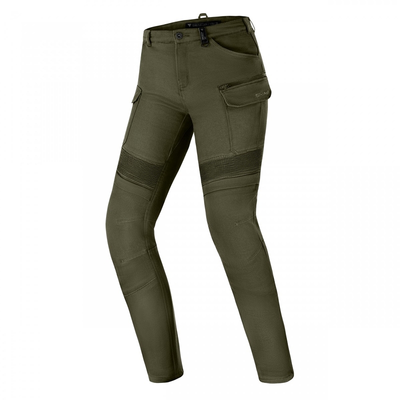 Shima Giro 3.0 női hosszabbított motoros nadrág khaki