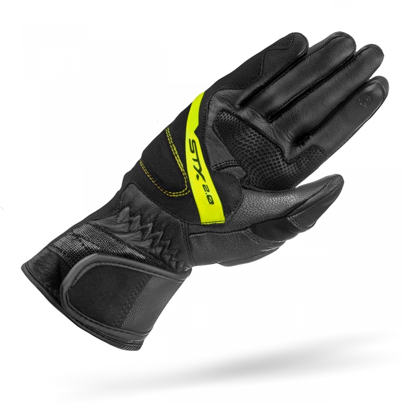 Shima STX 2.0 motoros kesztyű fekete-fluo sárga