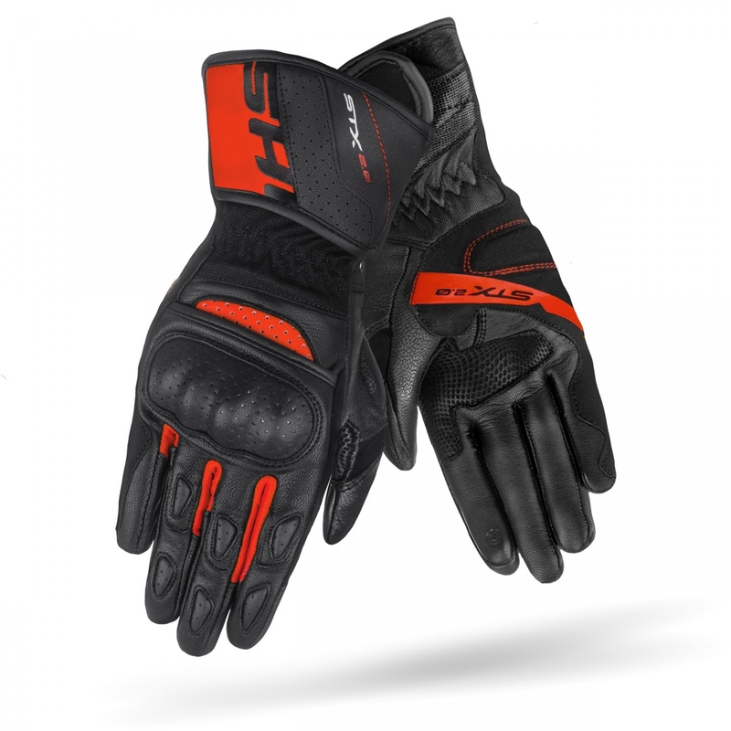 Shima STX 2.0 motoros kesztyű fekete-piros