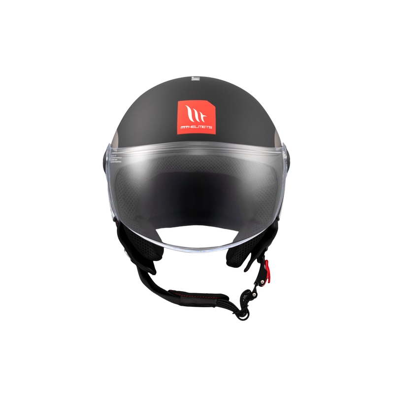 MT STREET INBOARD D2 nyitott motoros sisak matt fekete-fehér