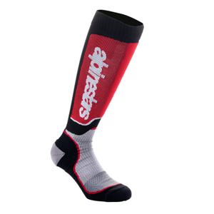 Alpinestars MX Plus 2024 zokni fekete-piros-szürke