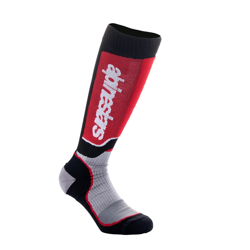 Alpinestars MX Plus gyerekzokni fekete-piros-szürke