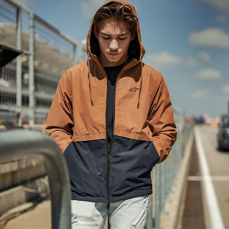 Alpinestars Avid Wind kabát barna-sötétkék