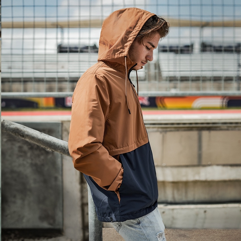 Alpinestars Avid Wind kabát barna-sötétkék