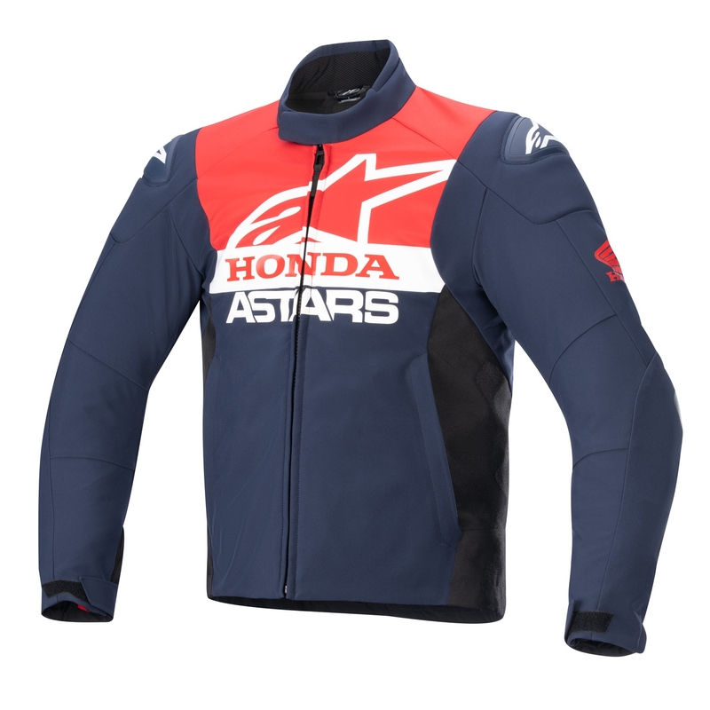 Alpinestars SMX Vízálló Honda motoros kabát kék-fekete-piros-fehér