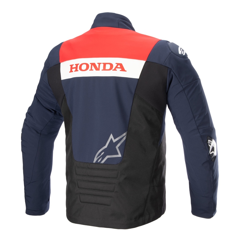Alpinestars SMX Vízálló Honda motoros kabát kék-fekete-piros-fehér