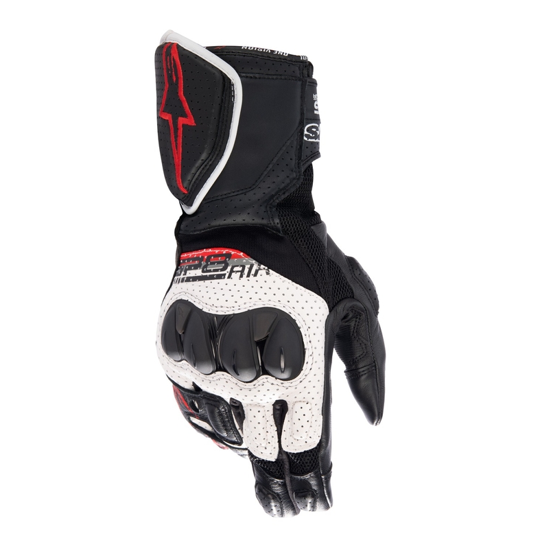 Alpinestars SP-8 Air motoros kesztyű fehér-fekete-piros