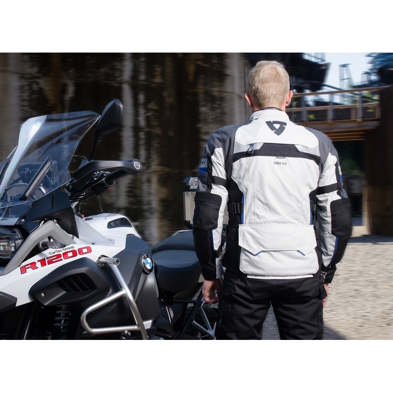 Revit Defender Pro GTX motoros kabát szürke-kék akció kiárusítás