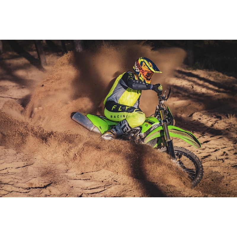 Cassida Cross Pro 2 Contra motokrossz bukósisak fluo sárga-narancssárga-kék