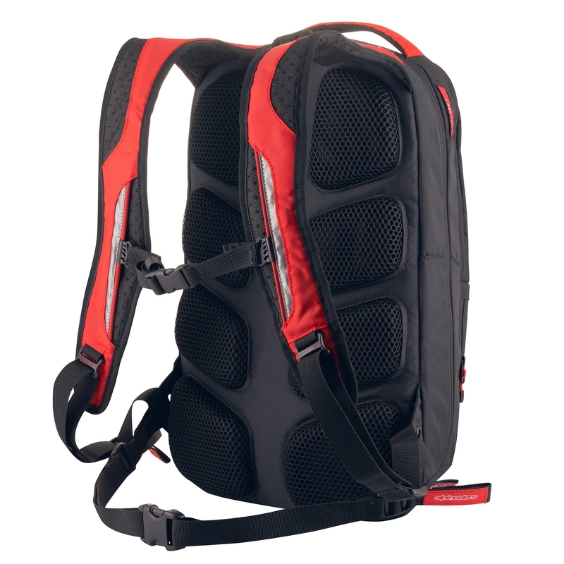 Alpinestars City Hunter FQ20 2024 hátizsák fekete-piros-fehér