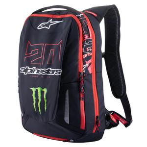 Alpinestars City Hunter Monster FQ20 hátizsák fekete-piros-fehér-zöld