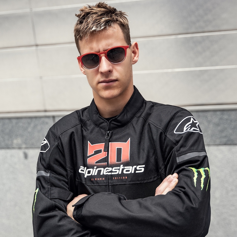 Alpinestars T-SPS Air Monster FQ20 2024 motoros kabát fekete-piros-fehér-zöld
