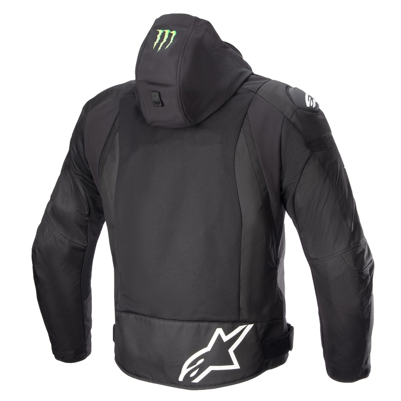Alpinestars Zaca Air Monster FQ20 motoros kabát fekete-piros-kék-fehér-zöld