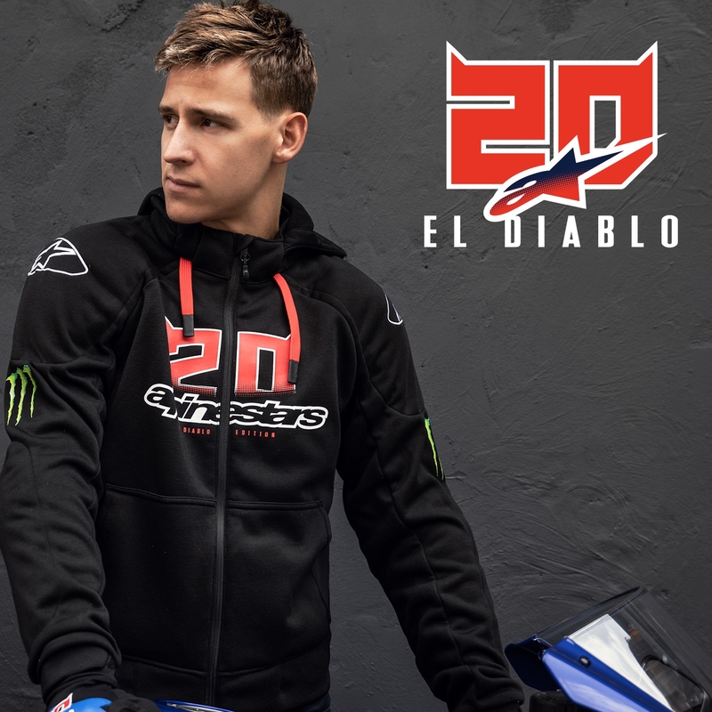 Alpinestars Chrome Ignition Monster FQ20 motoros kabát fekete-piros-fehér-zöld