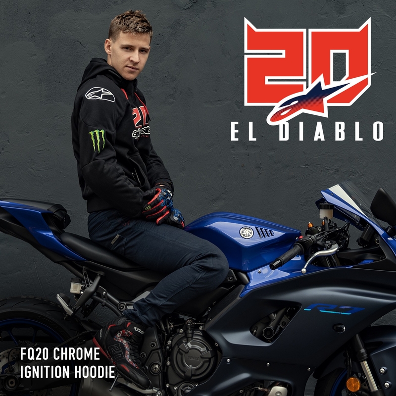 Alpinestars Chrome Ignition Monster FQ20 motoros kabát fekete-piros-fehér-zöld