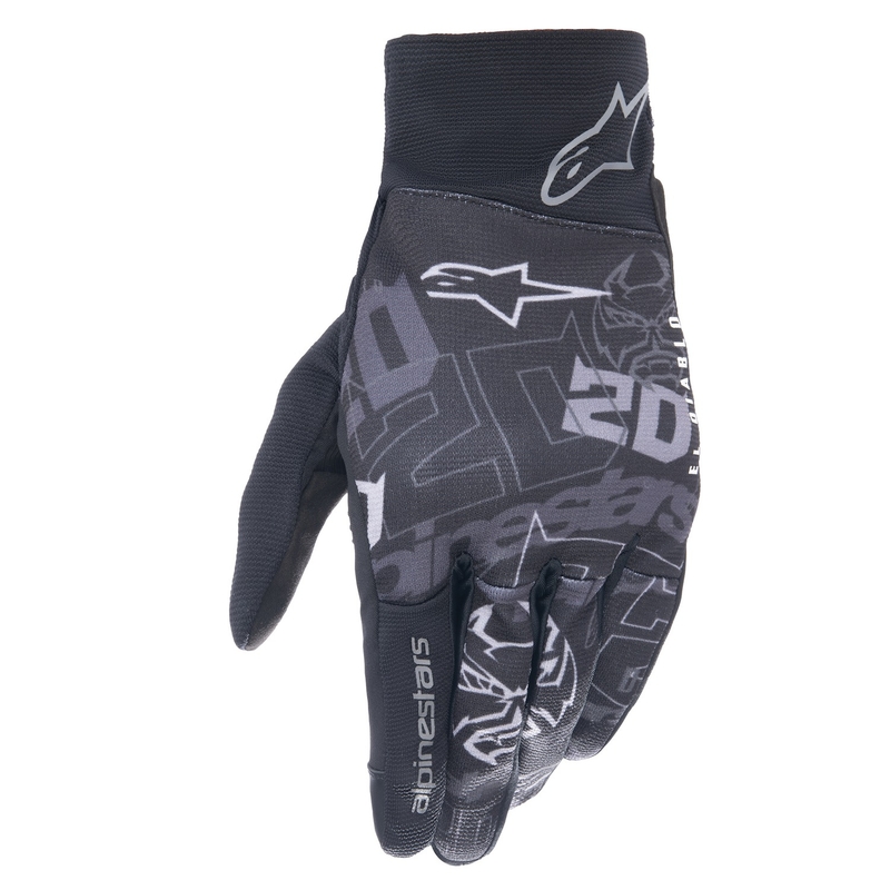 Alpinestars Reef FQ20 motoros kesztyű fekete-fehér-szürke
