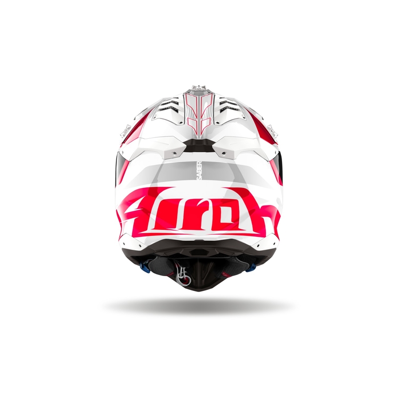 Airoh Aviator 3 Saber Motocross Bukósisak Fényes Piros