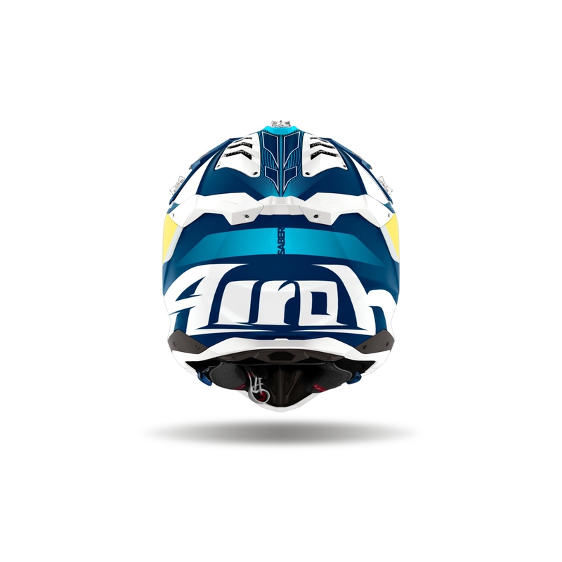 Airoh Aviator 3 Saber motocross sisak matt kék