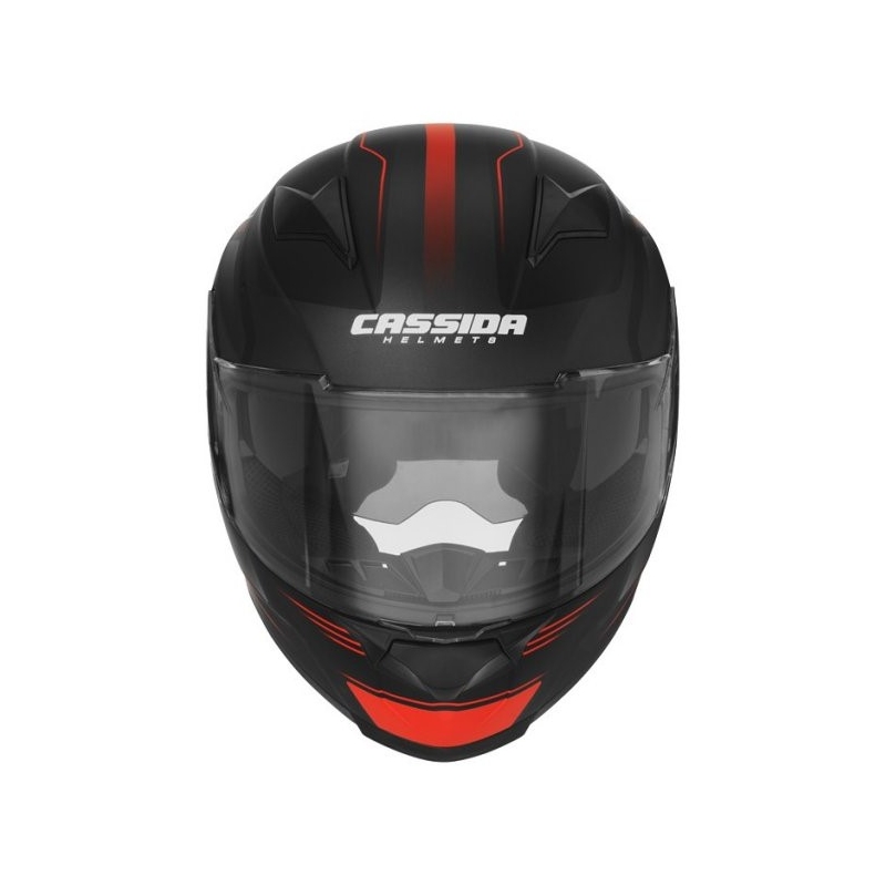 Motoros sisak Cassida Apex Fusion fekete-neon piros kiárusítás