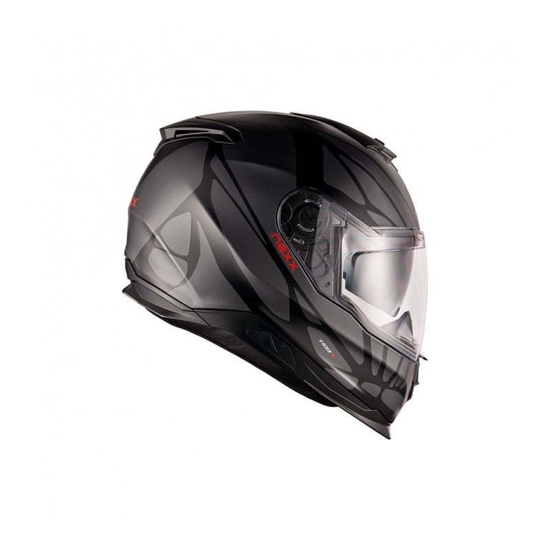Nexx Y.100 B-SIDE zárt motoros bukósisak fekete-szürke kiárusítás
