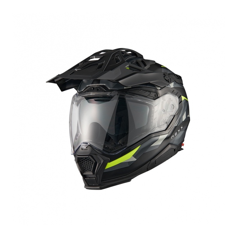 Nexx X.WED3 Trailmania Enduro bukósisak szürke-fluo sárga kiárusítás