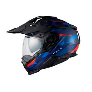 Enduro helma na motorku Nexx X.WED3 Trailmania modro-červená