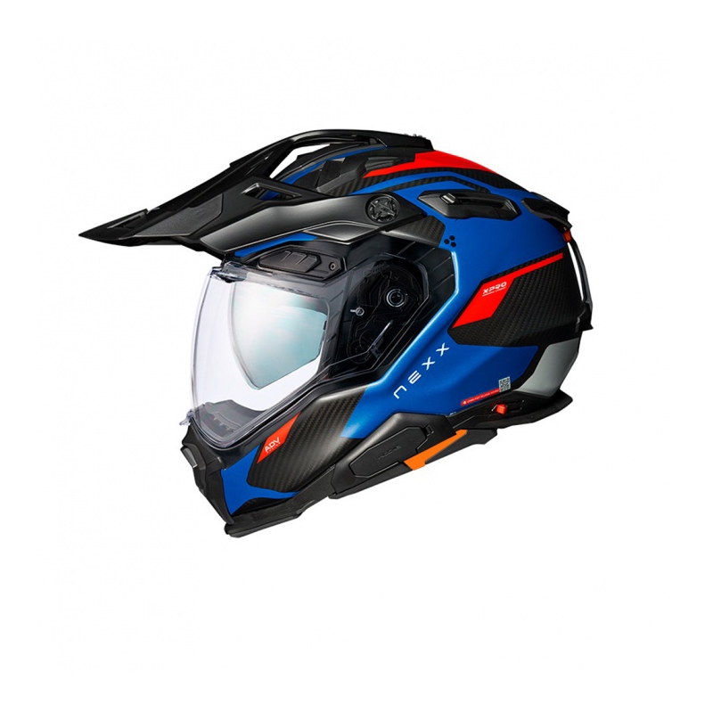 Enduro helma Nexx X.WED3 Keyo modro-červená