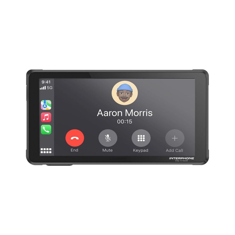 Interphone RIDESYNC Apple CarPlay és Android Auto kijelző motorkerékpárokhoz