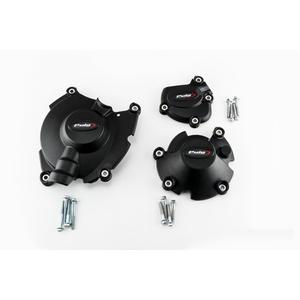  Engine protective covers PUIG 21518N fekete included right, left and alternator caps