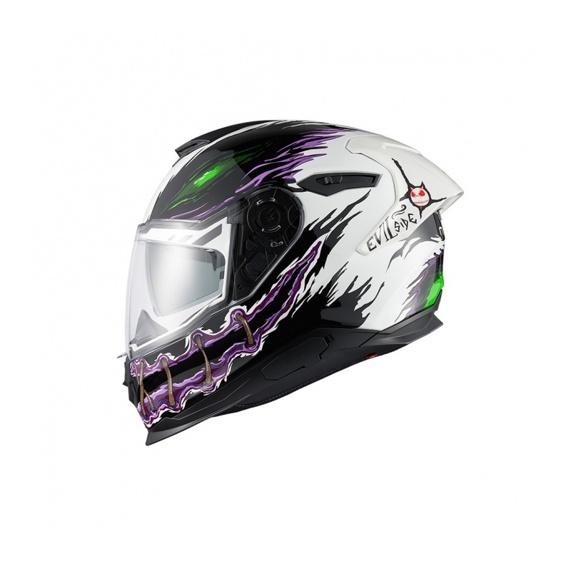 Nexx Y.100R Night Rider zárt motoros bukósisak fehér kiárusítás
