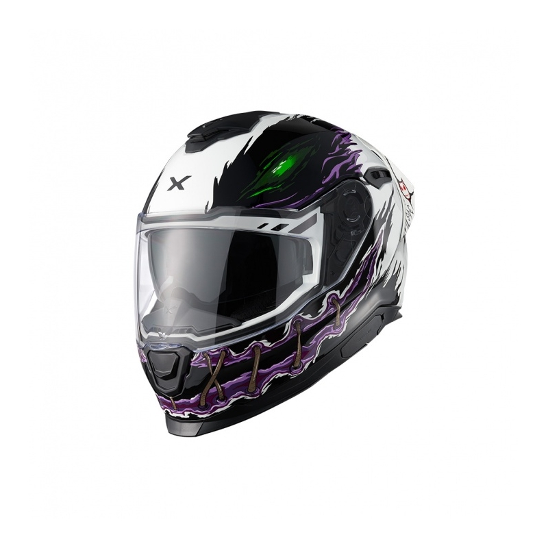 Nexx Y.100R Night Rider zárt motoros bukósisak fehér kiárusítás
