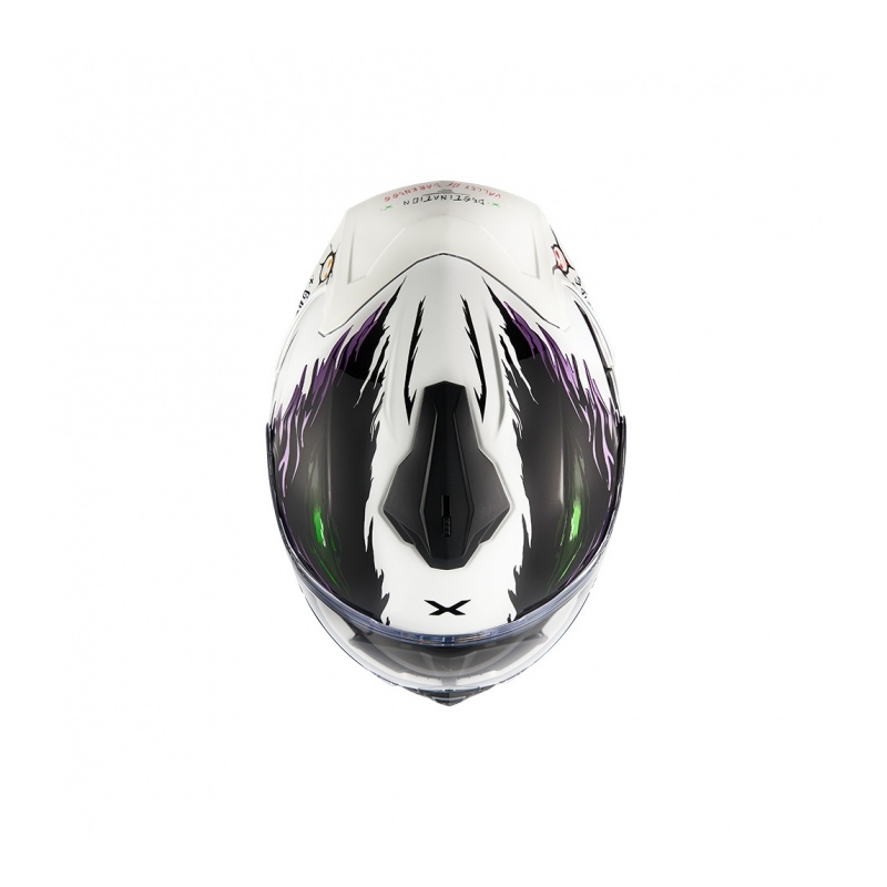 Nexx Y.100R Night Rider zárt motoros bukósisak fehér kiárusítás
