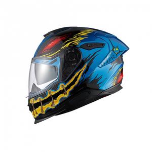 Integrální helma na motorku Nexx Y.100R Night Rider modrá