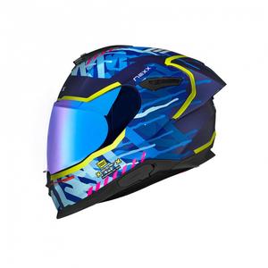 Integrální helma na motorku Nexx Y.100R Urbangram tmavě modrá