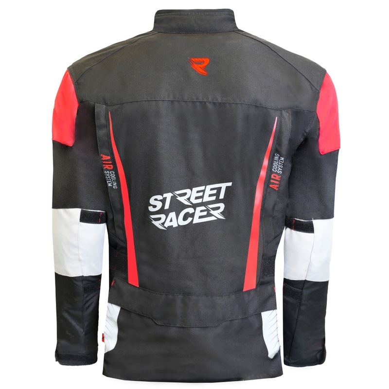 Street Racer All Season motoros kabát fekete-szürke