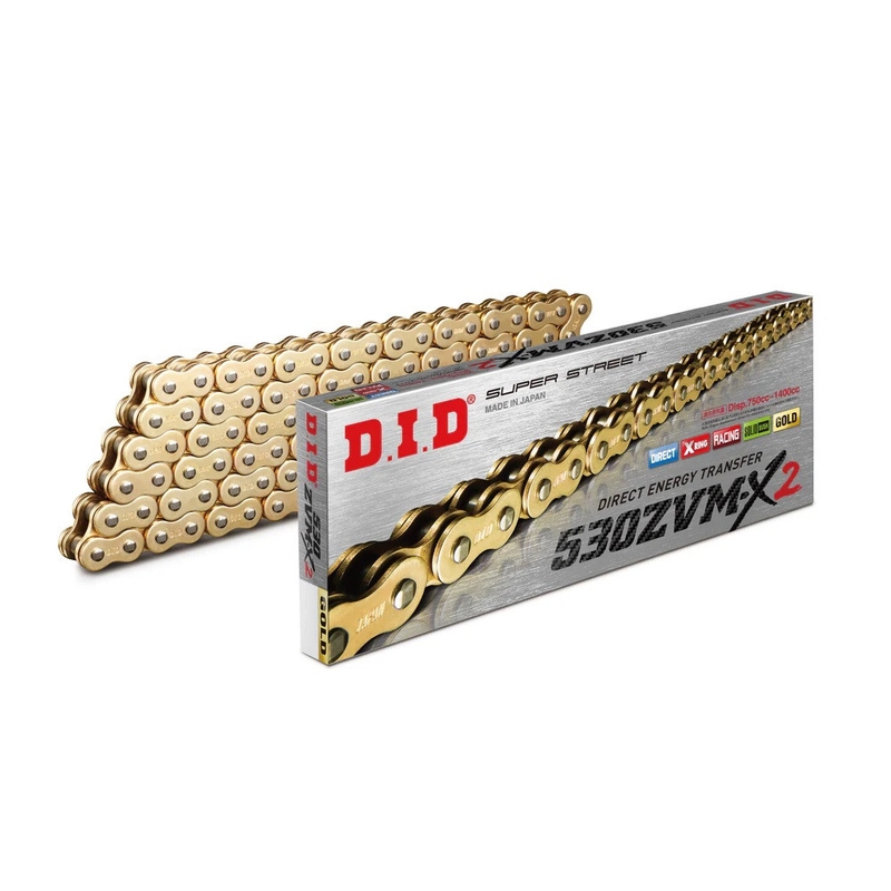 ZVM-X series X-Ring chain D.I.D Chain 530ZVM-X2 112 L arany/arany