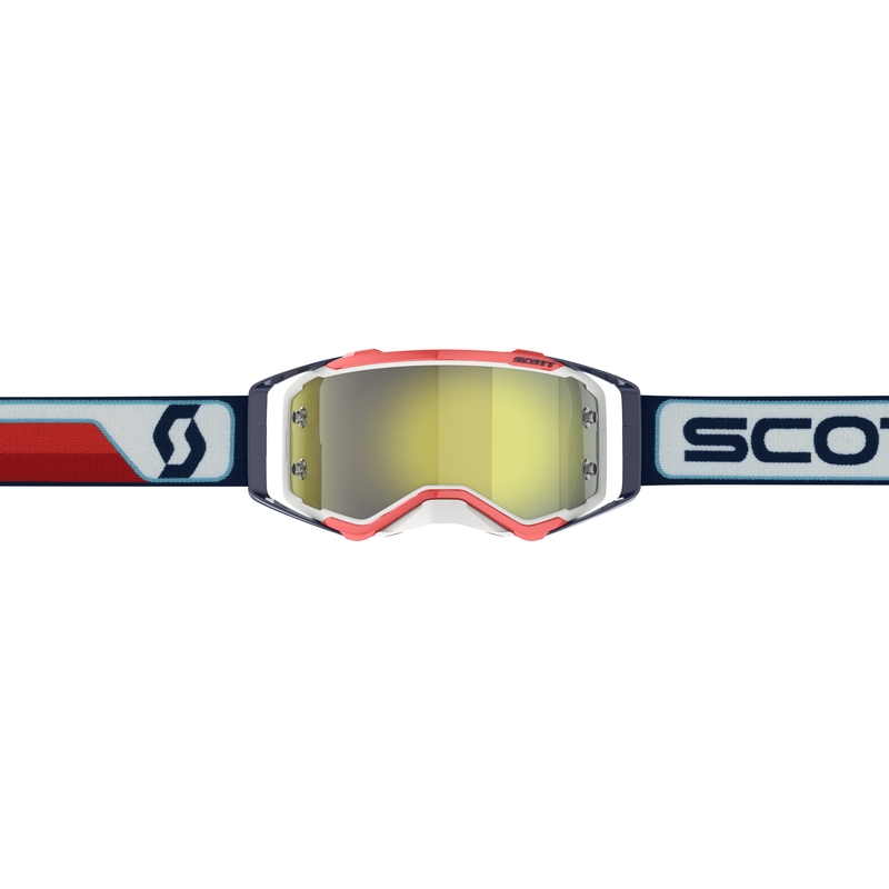 Scott Prospect CH motokrossz szemüveg piros-fehér-sárga