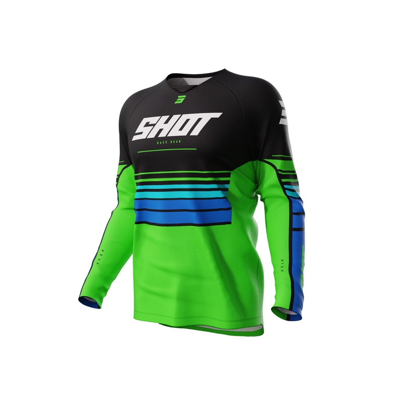 Shot Peak gyerek motokrossz mez zöld kiárusítás