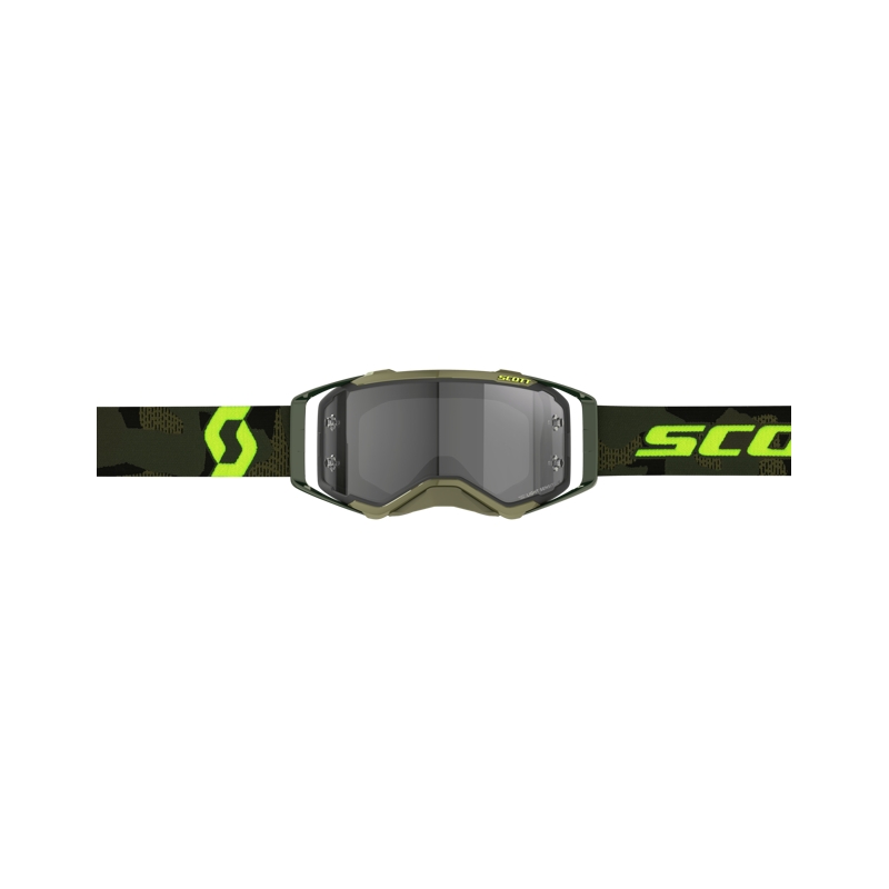 Scott Prospect LS motokrossz szemüveg khaki-fluo sárga-világosszürke