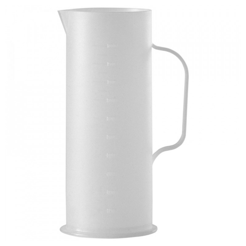 Oil beaker POLISPORT 1000 cc / 0,26 galons áttetsző