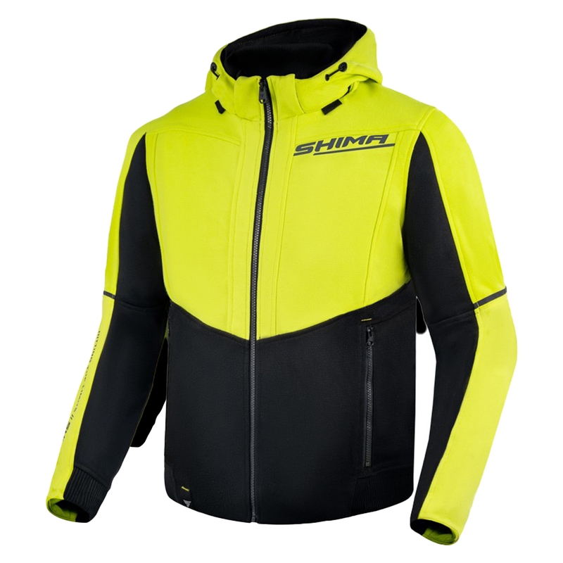 Shima Daybreaker motoros kapucnis pulóver fluo sárga