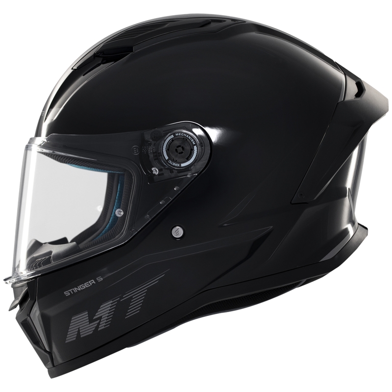 MT Stinger 2 Solid zárt motoros bukósisak fekete fényes