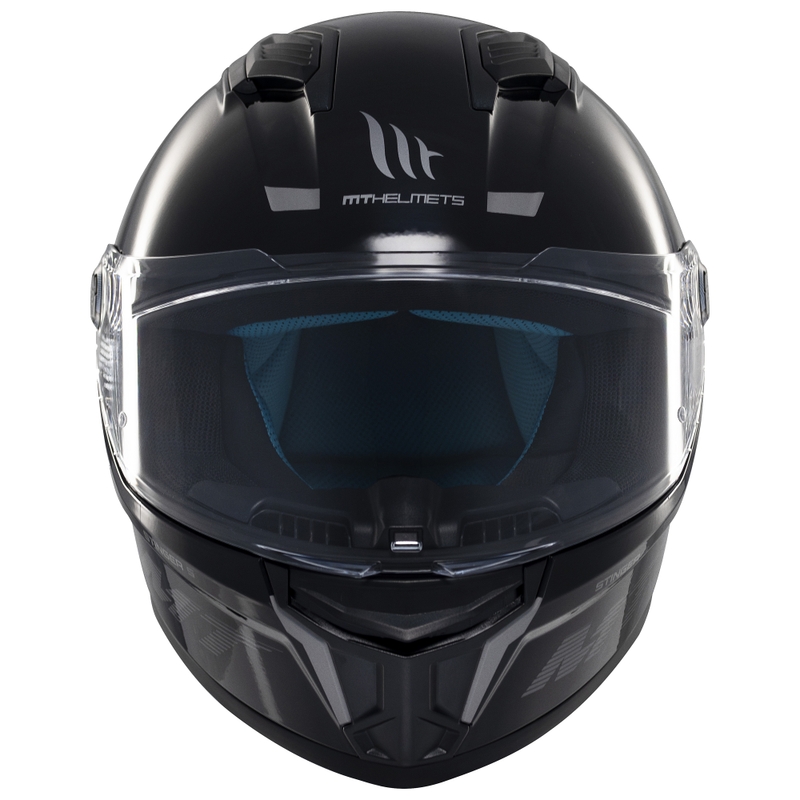 MT Stinger 2 Solid zárt motoros bukósisak fekete fényes