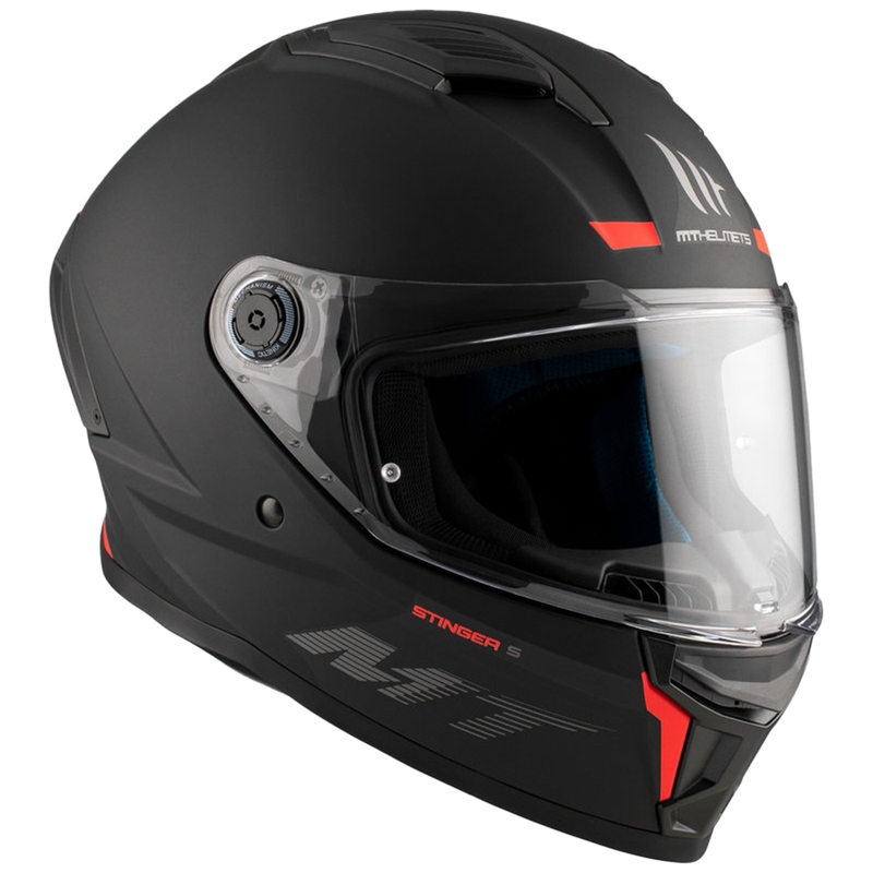 MT Stinger 2 Solid zárt motoros bukósisak matt fekete