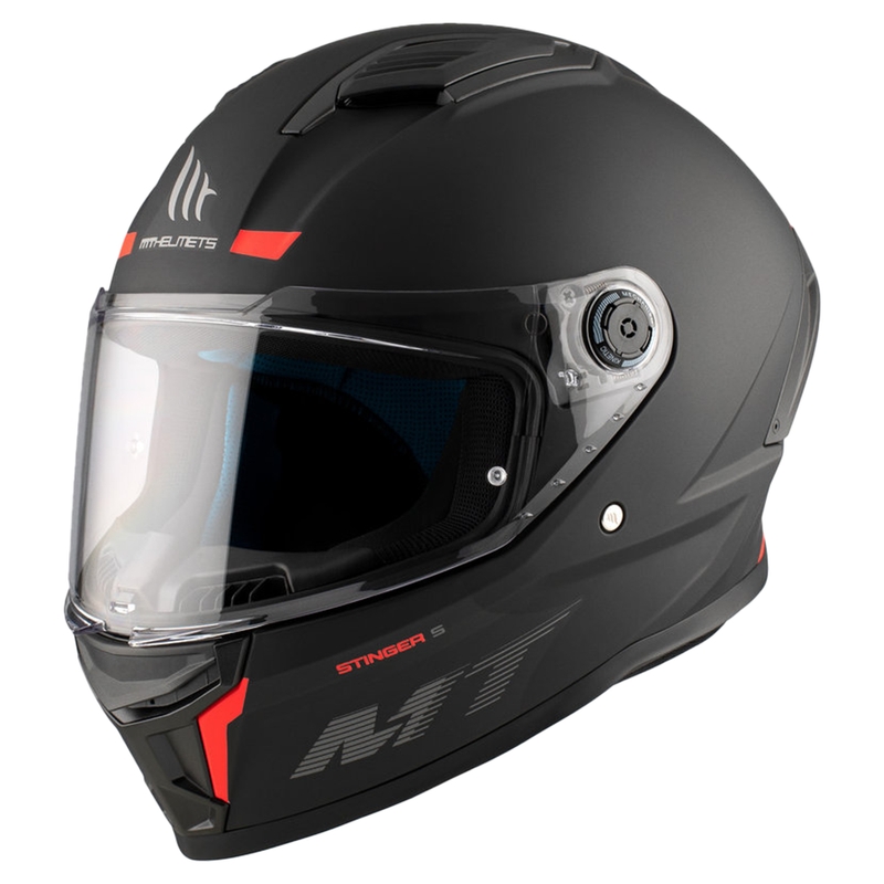 MT Stinger 2 Solid zárt motoros bukósisak matt fekete