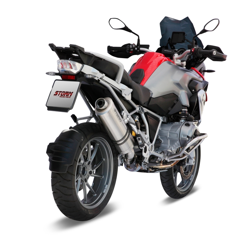 Kipufogóvég STORM OVAL rozsdamentes részére BMW R 1200 GS 2013-2018, BMW R 1200 GS Adventure 2013-2018